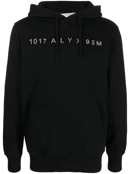 Studded-Logo Detail Hoodie