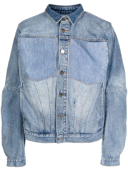 Button-Up Denim Jacket