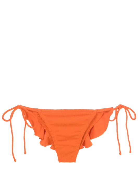 Malgosia Ruffle-Hem Bikini Bottoms