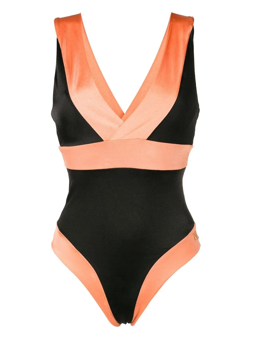 Panelled V-Back Swimsuit
