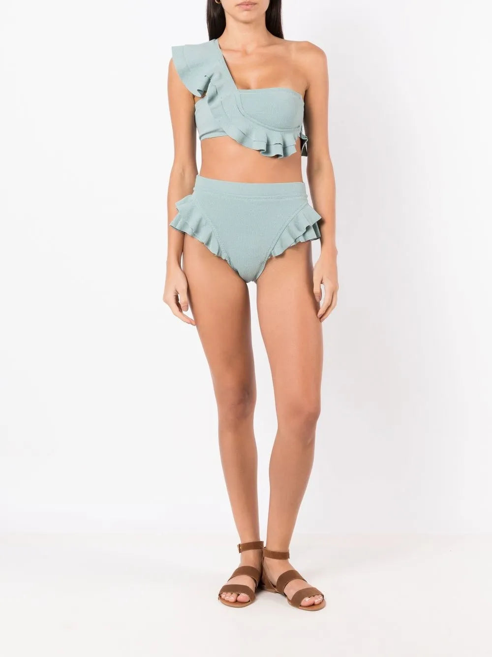 Turbe High-Waist Bikini Bottoms