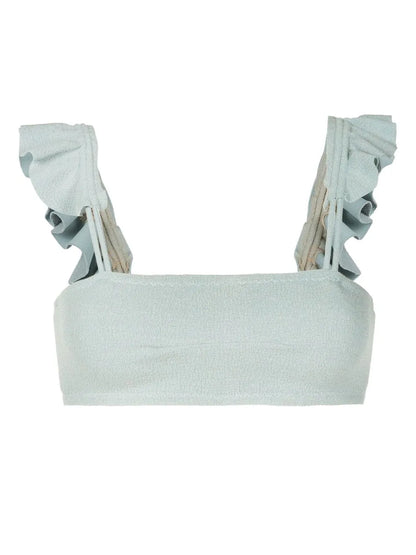 Zarbo Square-Neck Bikini Top