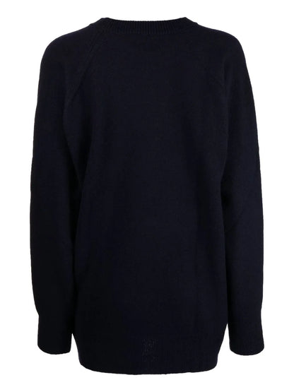 Logo-Embroidered Crew-Neck Jumper