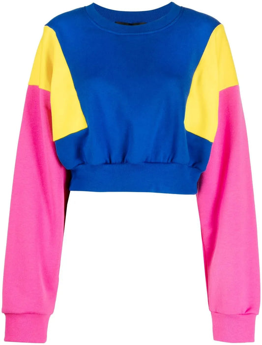 Colour-Block Long-Sleeve Sweatshirt