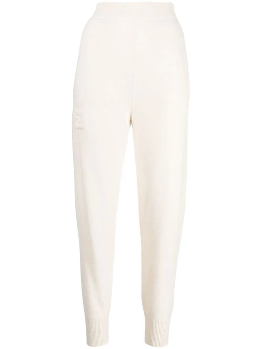 Wool-Cashmere Knit Trousers