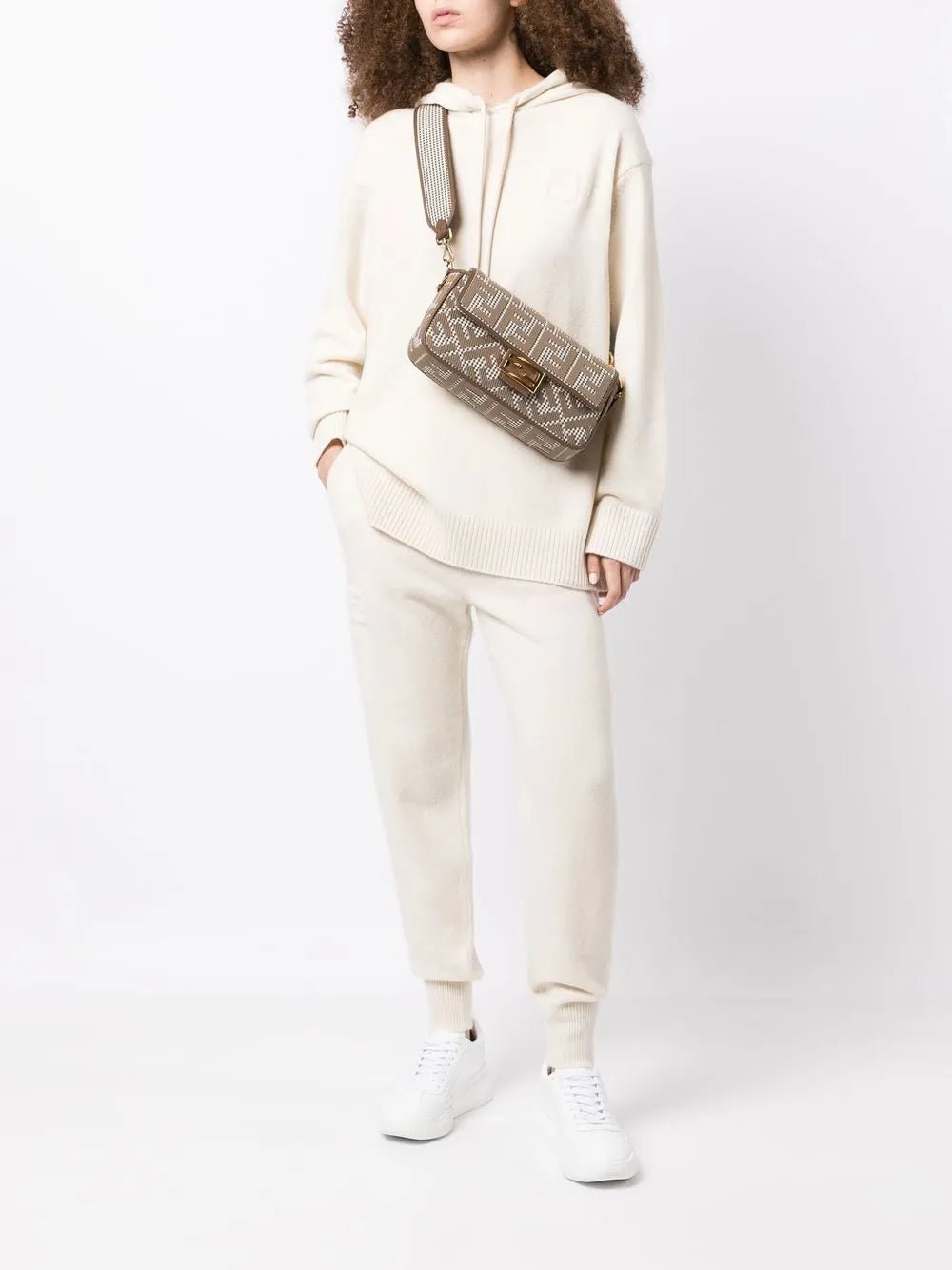 Wool-Cashmere Knit Trousers