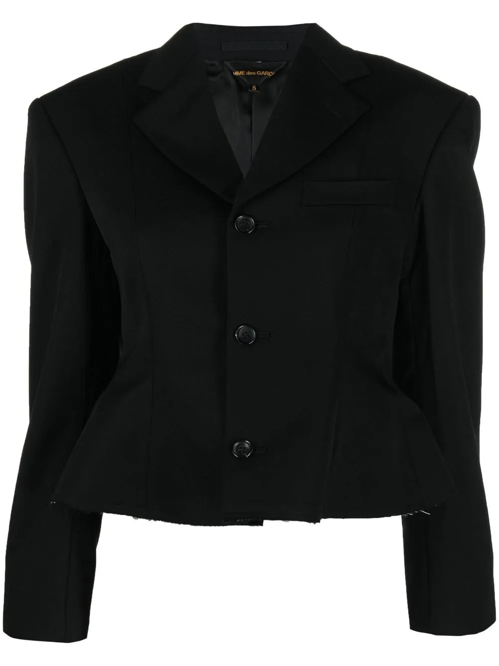 Single-Breasted Cropped Blazer