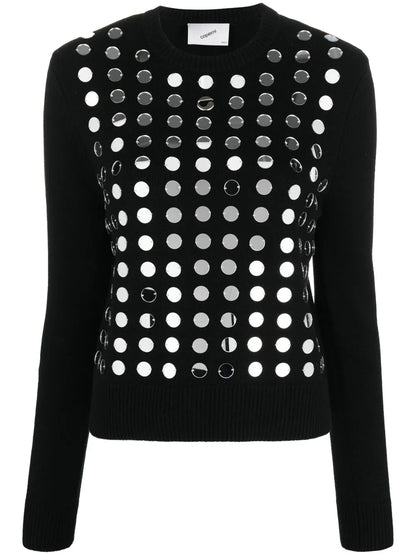 Mirror-Sequin Jumper