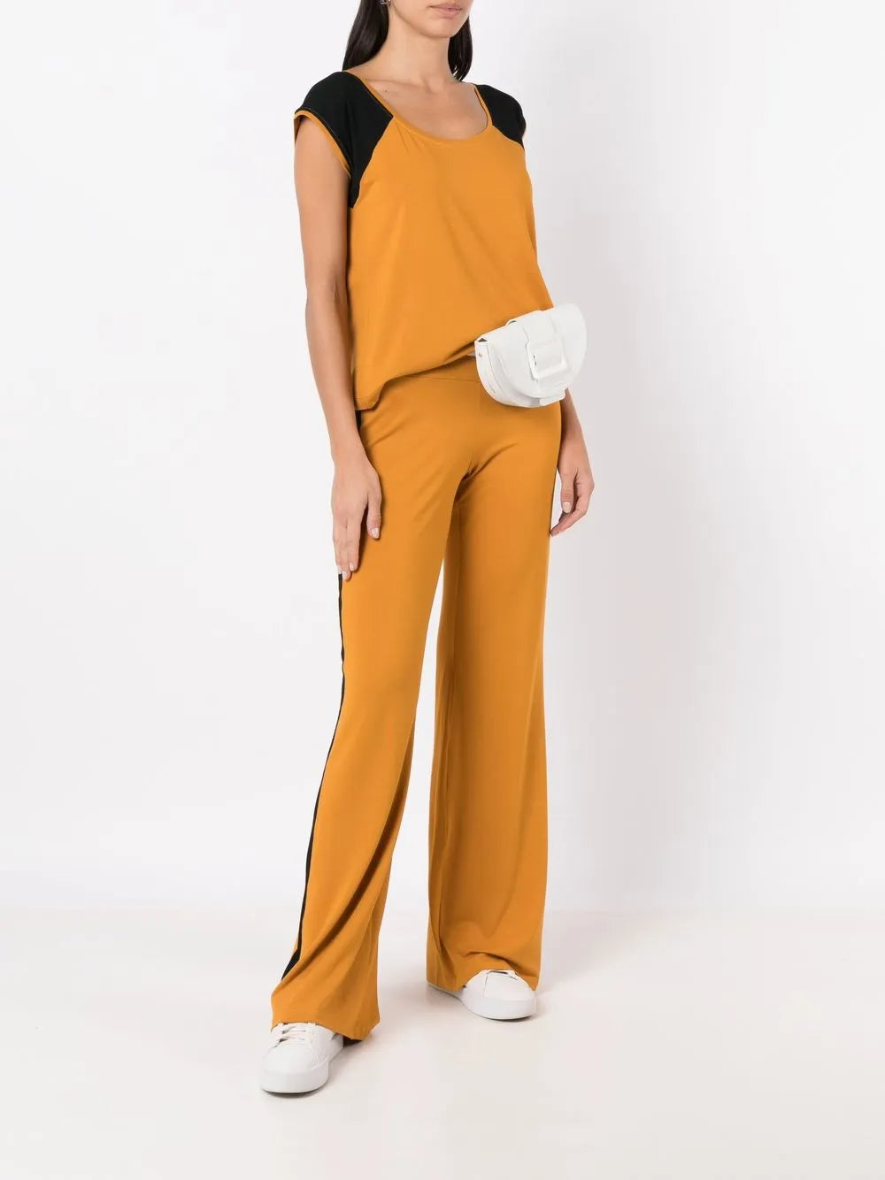 Saira Flared Jersey Trousers