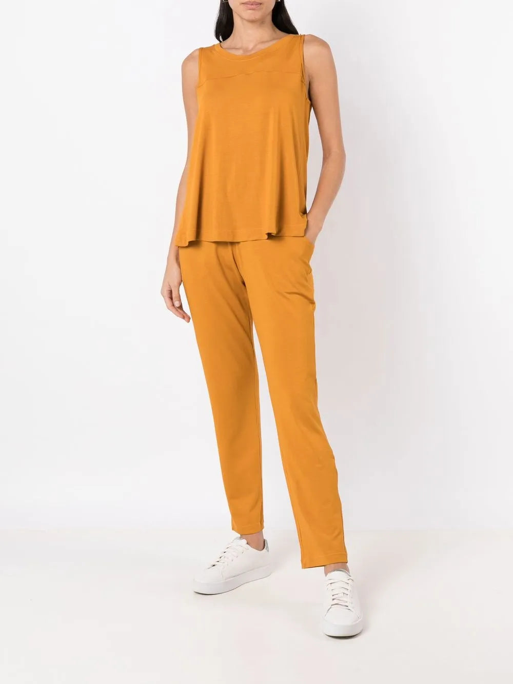 Straight-Leg Stretch-Jersey Leggings