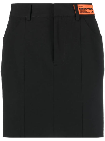 Logo-Patch Mini Skirt