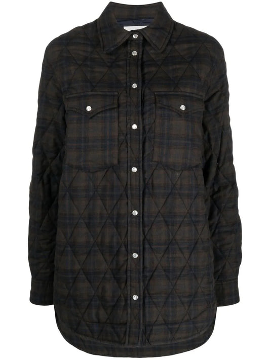 Quilted Checked Shirt