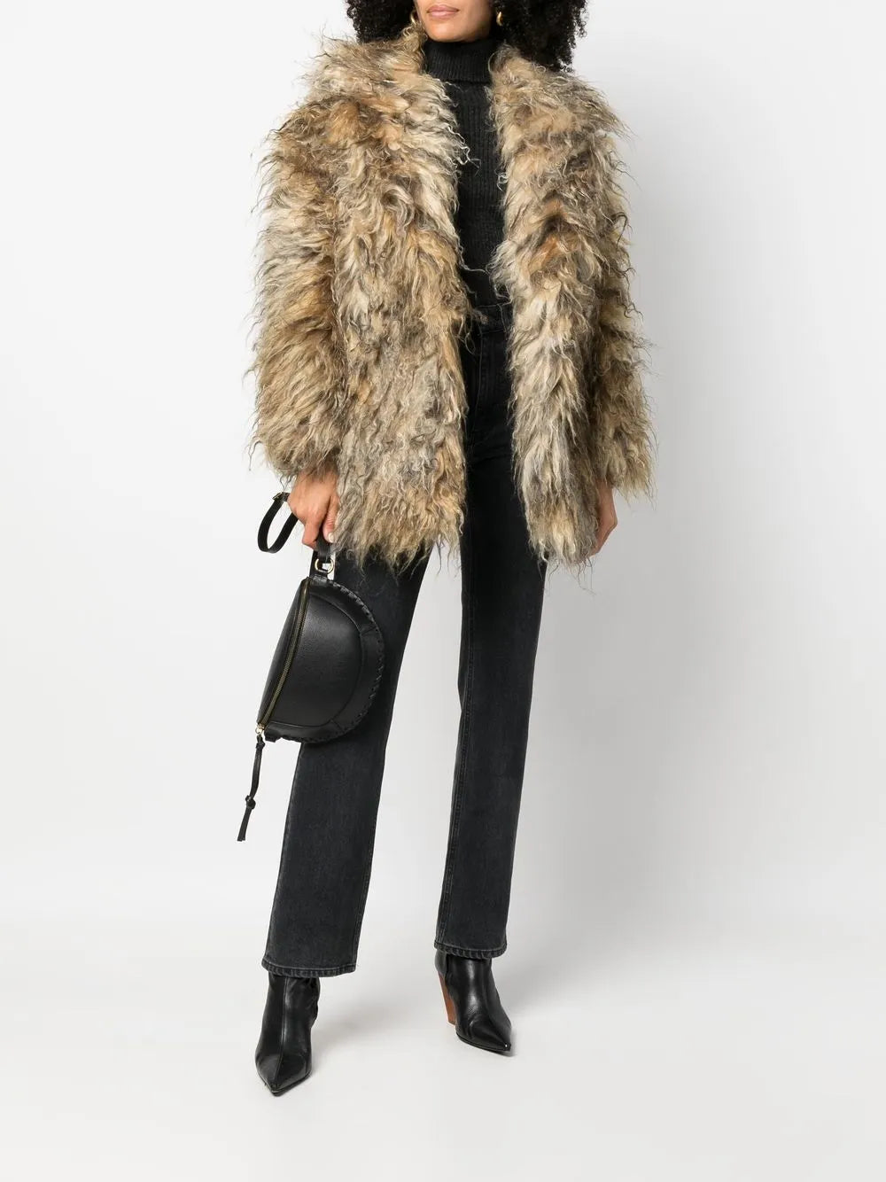 Faux-Fur Oversize Coat