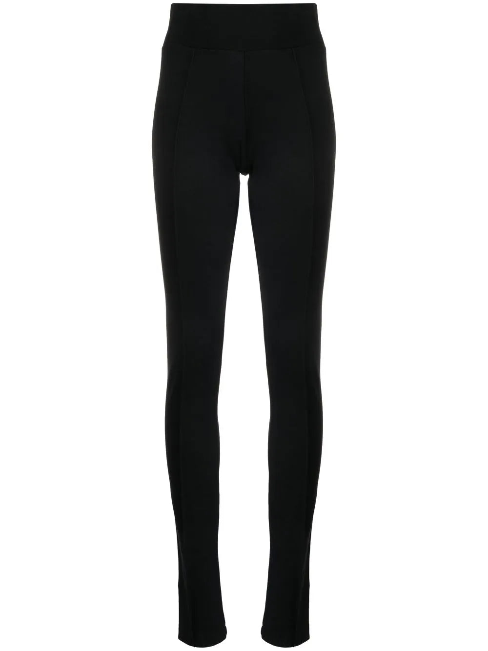 Exposed-Seam Detail Trousers