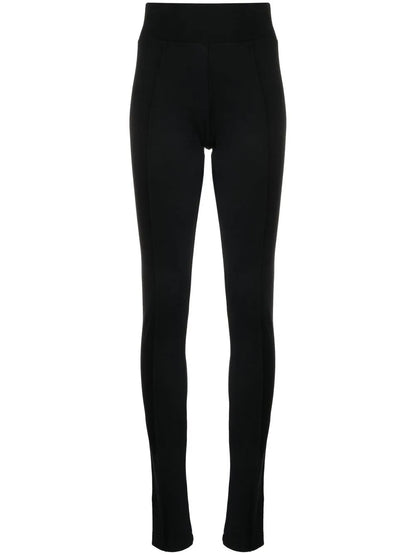 Exposed-Seam Detail Trousers