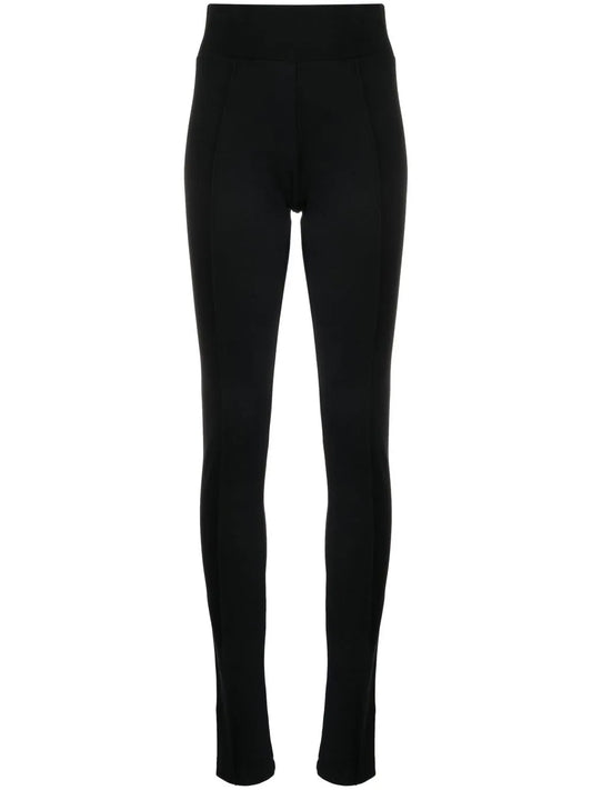 Exposed-Seam Detail Trousers