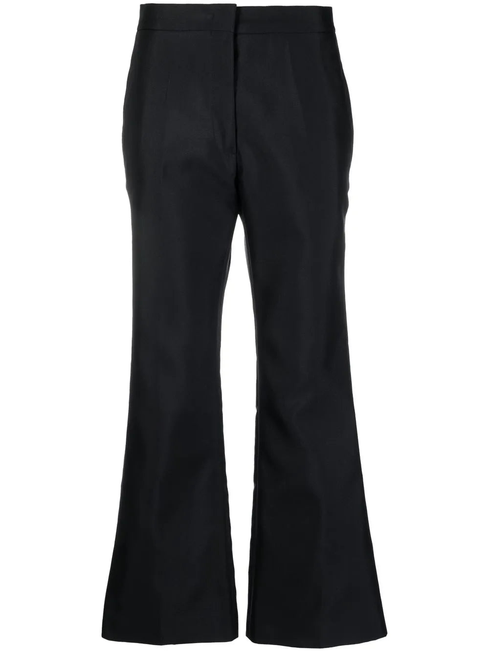 High-Waisted Flared Trousers