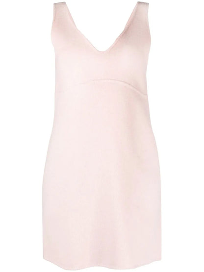 Sleeveless Wool Minidress