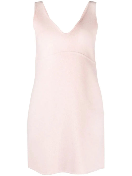 Sleeveless Wool Minidress