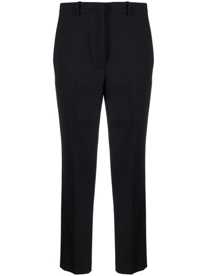 Cropped Virgin-Wool Trousers