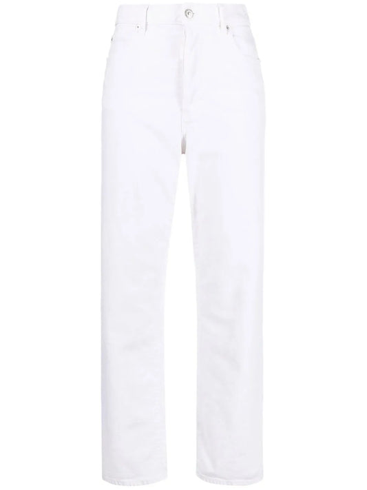 White Bull Straight-Leg Jeans