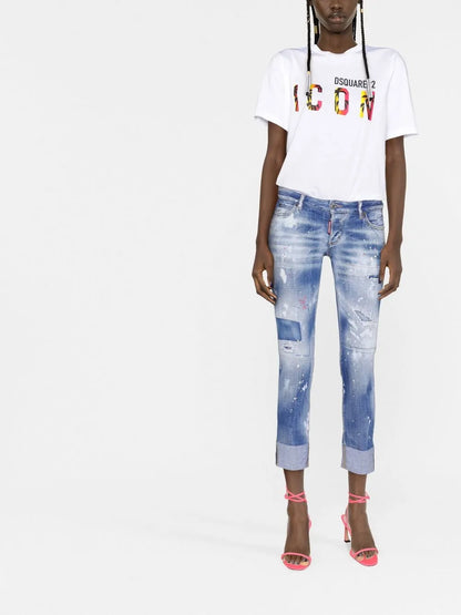 Icon Logo-Print T-Shirt