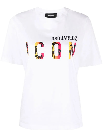 Icon Logo-Print T-Shirt