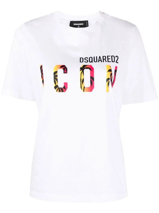 Icon Logo-Print T-Shirt