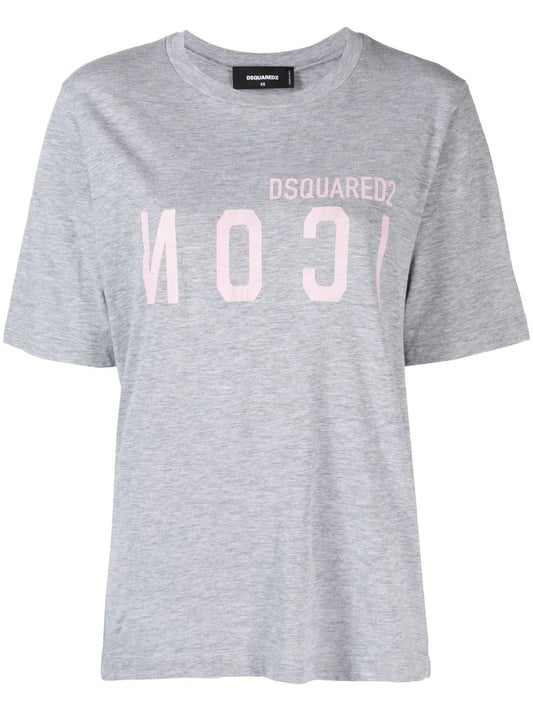Icon Print Cotton T-Shirt