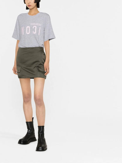 Icon Print Cotton T-Shirt