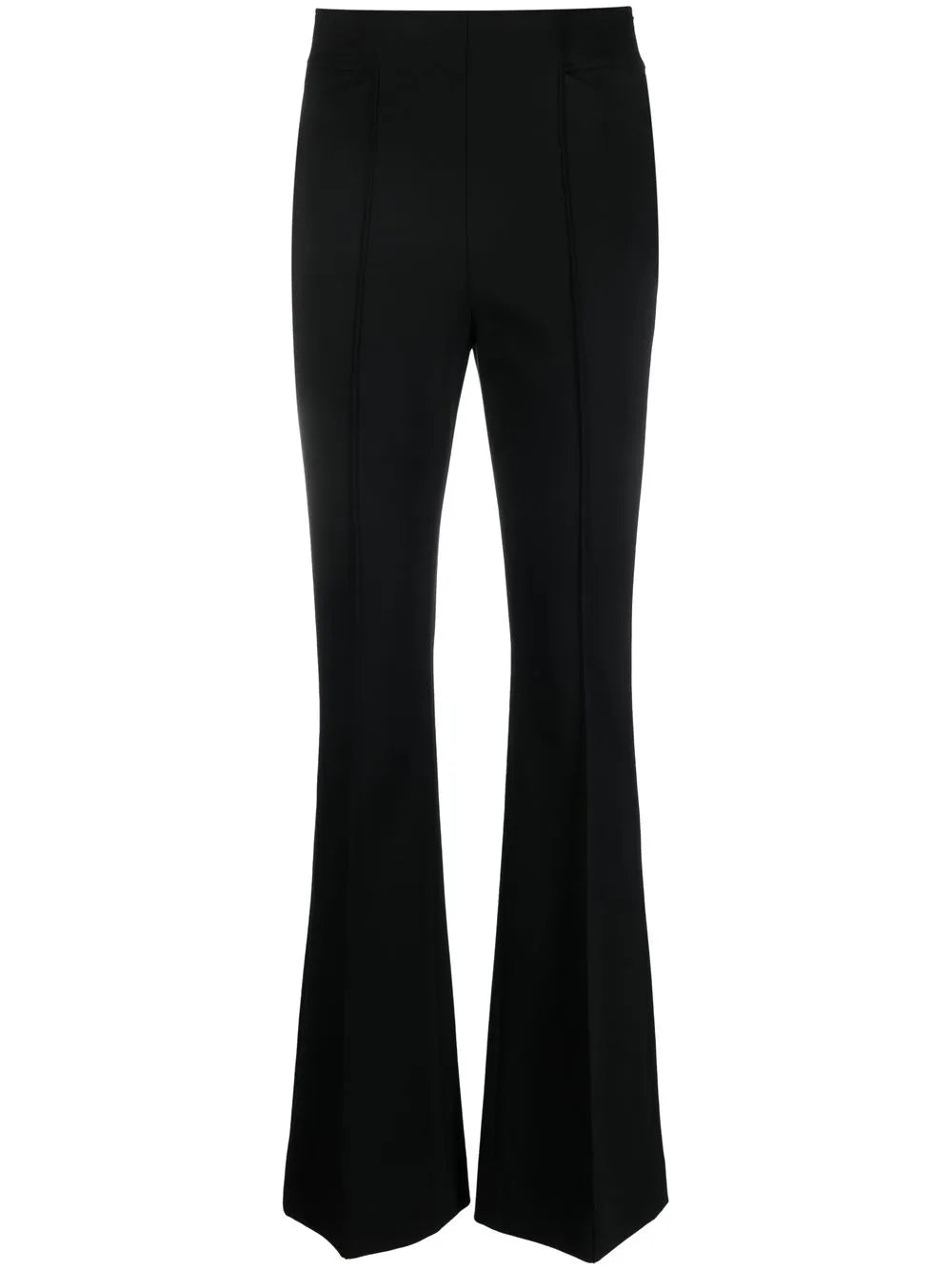 High-Waist Bootcut Trousers