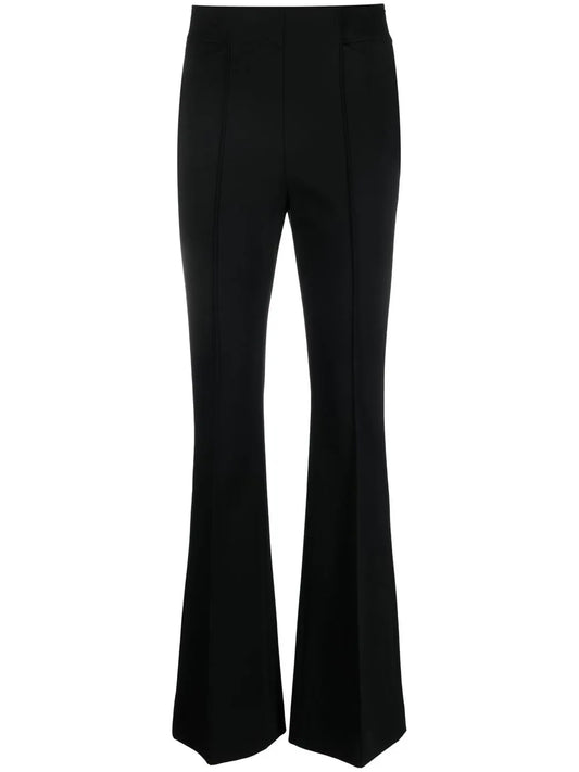 High-Waist Bootcut Trousers