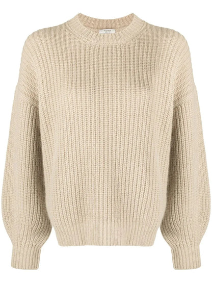 Crew-Neck Cable-Knit Jumper