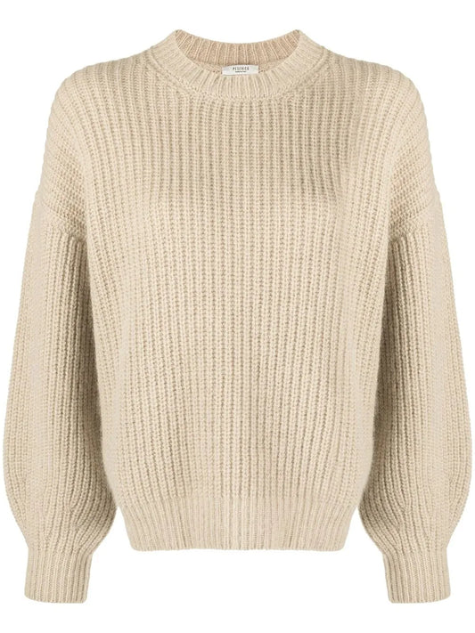 Crew-Neck Cable-Knit Jumper