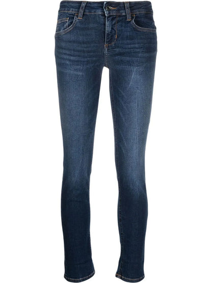 Cropped Skinny-Cut Jeans
