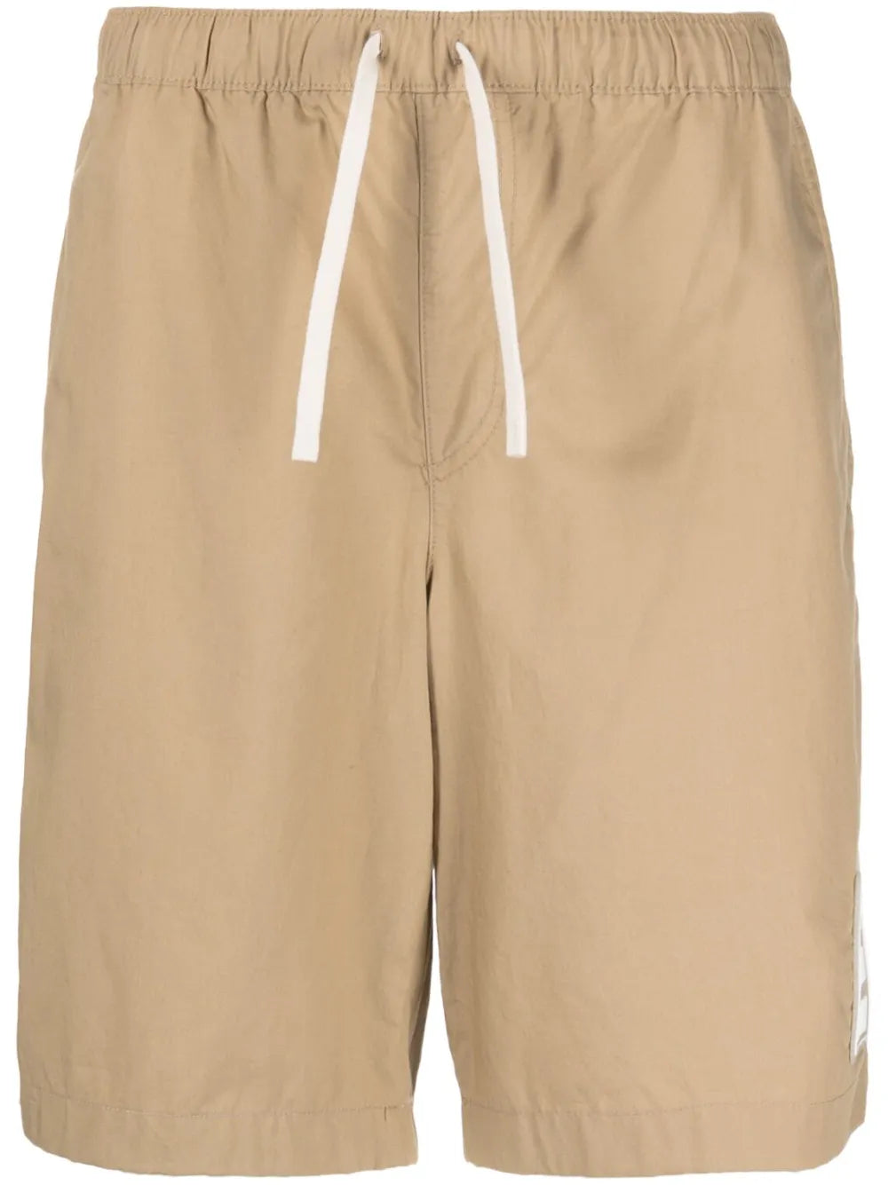 Logo-Patch Cotton Shorts
