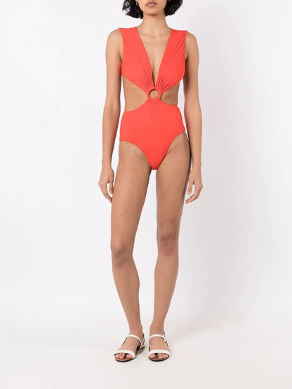 Isaacs Cut-Out Swimsuit