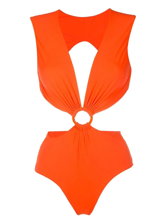 Isaacs Cut-Out Swimsuit