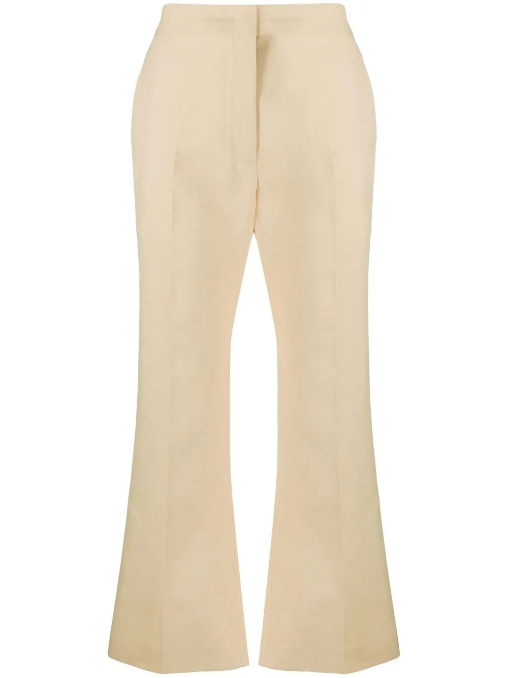 High-Waisted Flared Trousers
