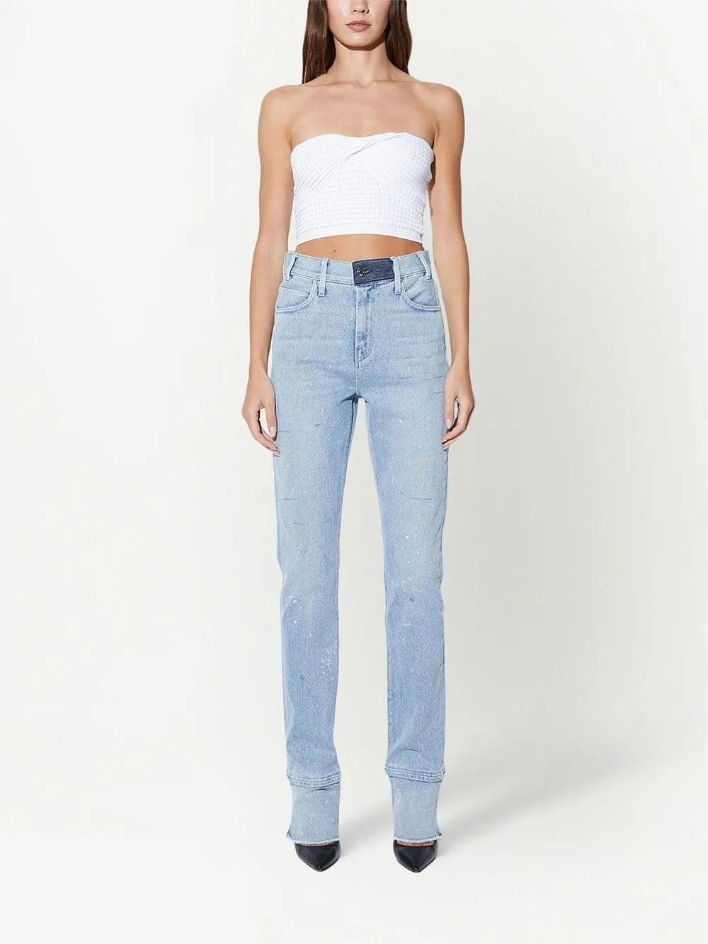 Eugene Ribbed Bandeau Top