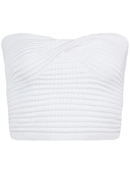 Eugene Ribbed Bandeau Top