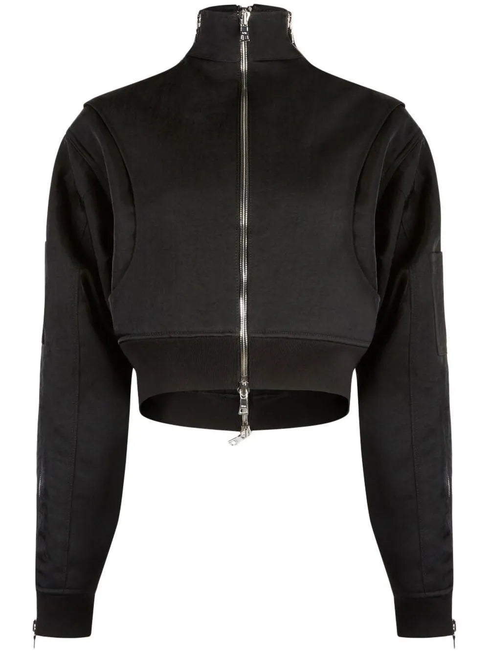 Dulce Cropped Zip-Up Jacket