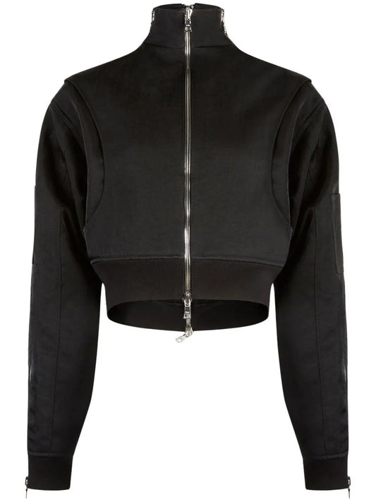 Dulce Cropped Zip-Up Jacket