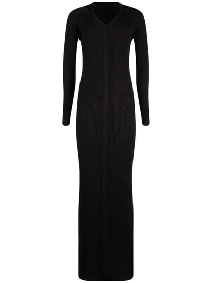 Denise Long-Sleeve Midi Dress