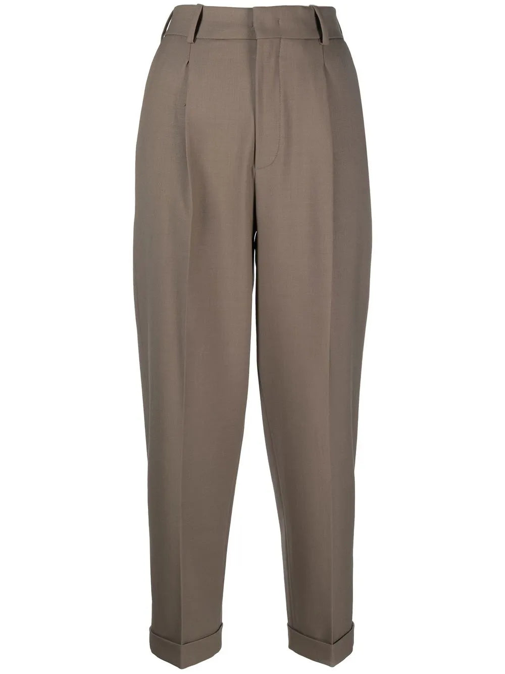 High-Rise Tailored Trousers