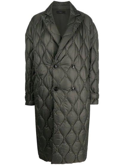Double-Breasted Quilted Coat
