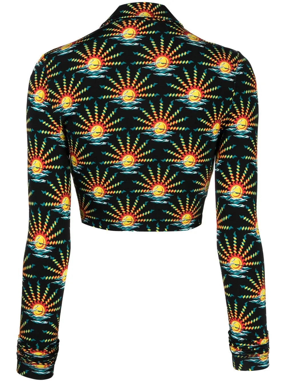 Cropped Tied Blouse