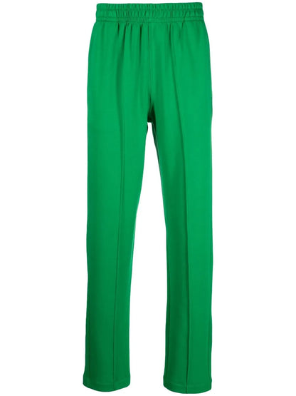 Elasticated-Waistband Cotton Trousers