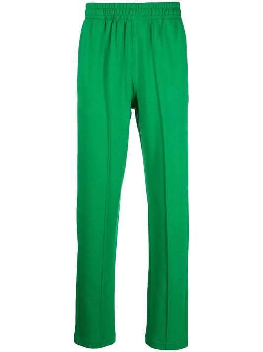 Elasticated-Waistband Cotton Trousers