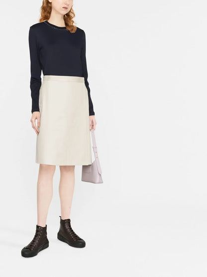 Contrast-Trim Sweater